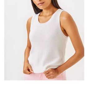 Lilly Pulitzer Classic White Sleeveless Top